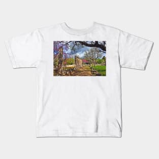 Springtime in Ancient Olympia Kids T-Shirt